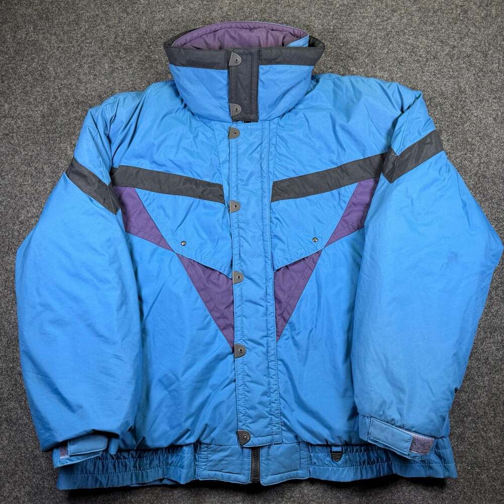 Vintage Skitique 90s Colorblock Ski Puffer Jacket